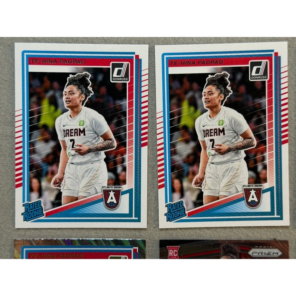 2025 Panini Te-Hina Paopao WNBA RC 8 Card Lot Donruss Prizm Holo Dream